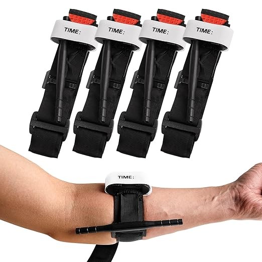 Blood band, military emergency combat tourniquet and tactical tourniquet are suitable for outdoor emergencies with one hand.